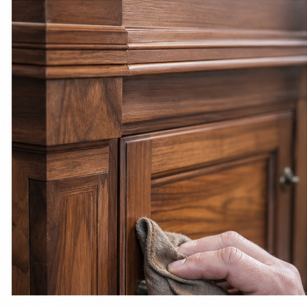 Restored timber grain